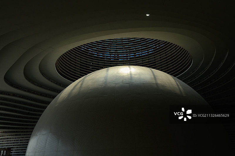 天津滨海图书馆图片素材