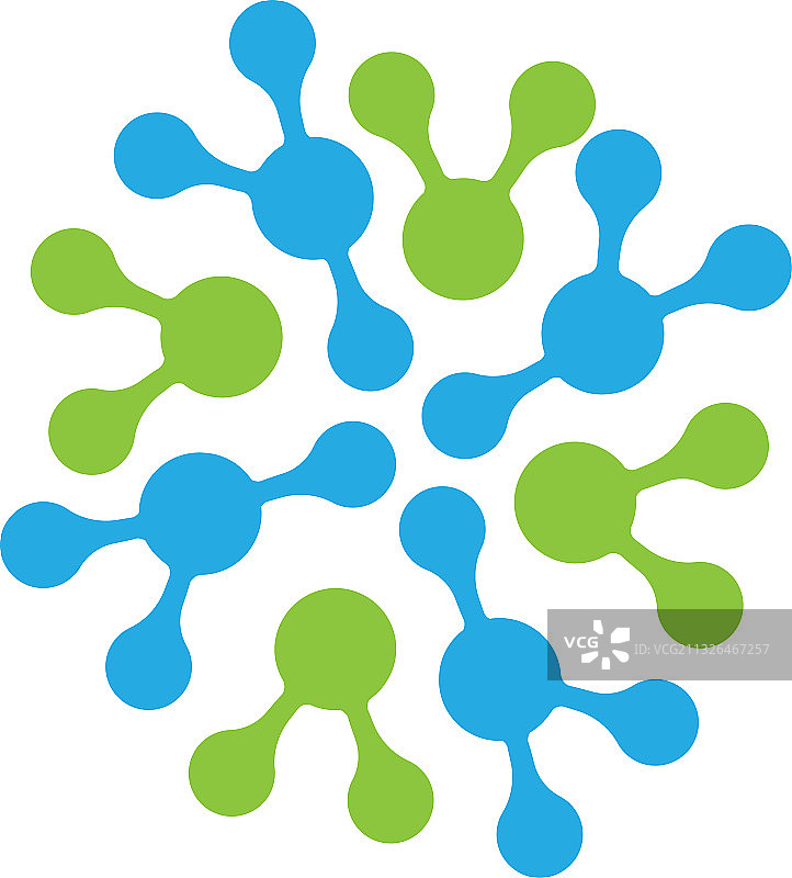 分子Logo图标设计模板图片素材