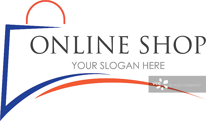 在线商店Logo图标模板图片素材