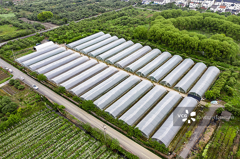 杭州临平区塘栖镇琵琶湾生态园图片素材