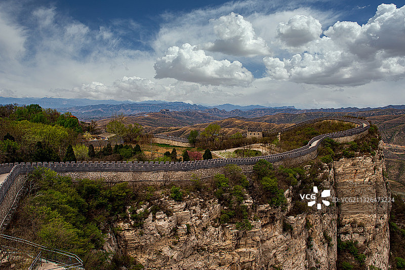 石家庄市鹿泉区抱犊寨 石家庄市长城图片素材