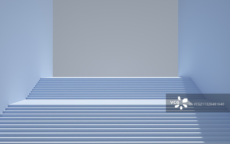 白色楼梯阶梯三维图形图片素材