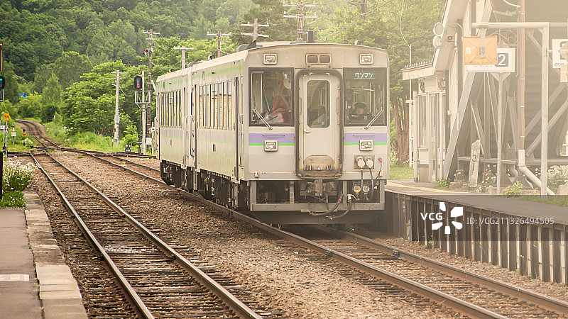 日本JR列车-中富良野站图片素材