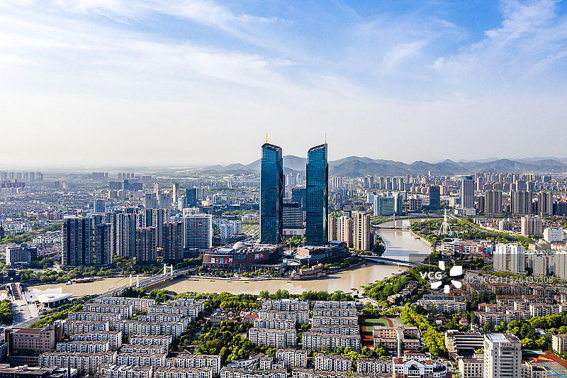 湖州市吴兴区城市风光图片素材