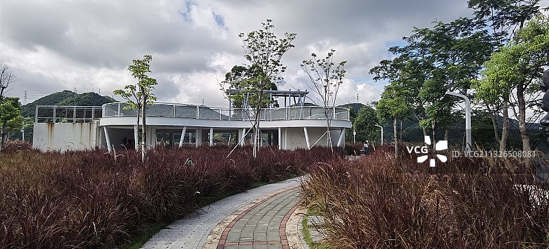 白石龙音乐主题公园山顶风光图片素材