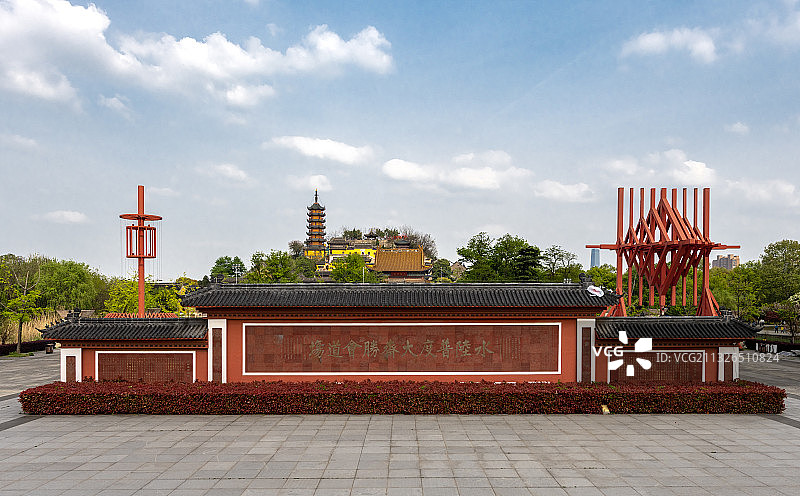 镇江金山寺图片素材