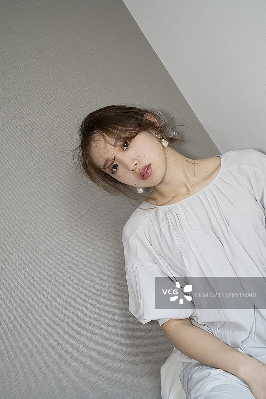 一位美丽女人的肖像图片素材