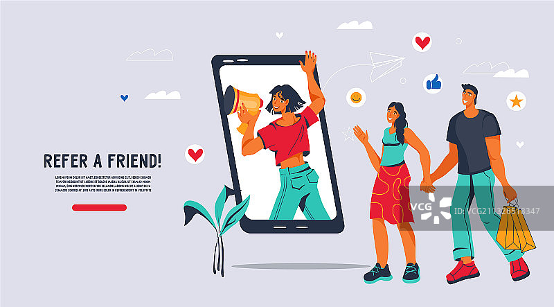 推荐营销计划网页banner模板图片素材