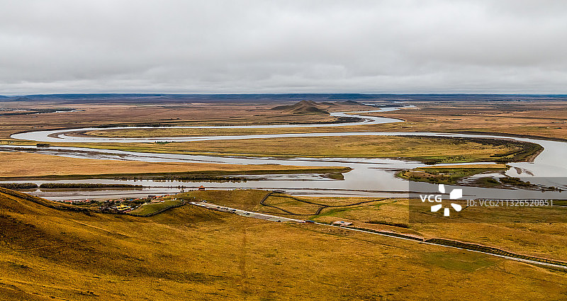 九曲黄河第一湾图片素材