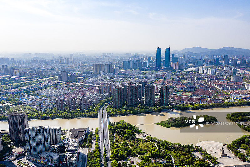湖州市吴兴区城市风光图片素材