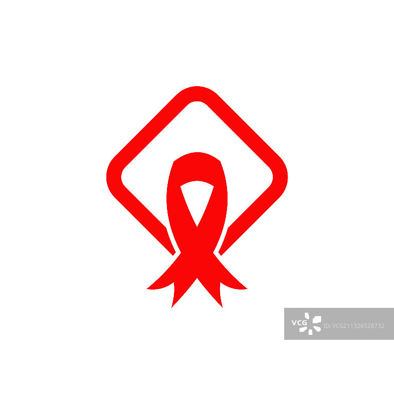 世界艾滋病日标志设计模板图片素材