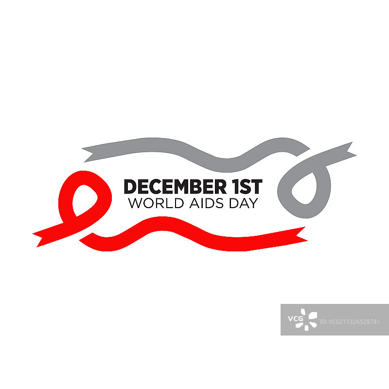 世界艾滋病日标志设计模板图片素材