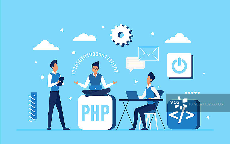 程序员团队合作开发应用图片素材