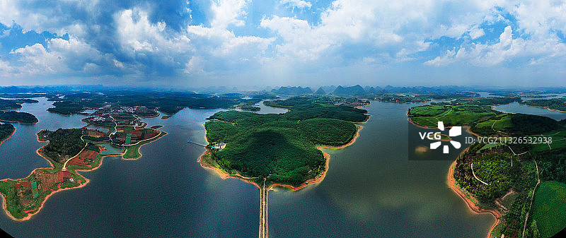 贵阳天气回暖，红枫湖风景这边独好图片素材