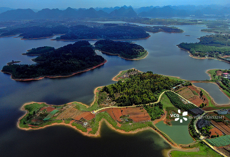 贵阳天气回暖，红枫湖风景这边独好图片素材