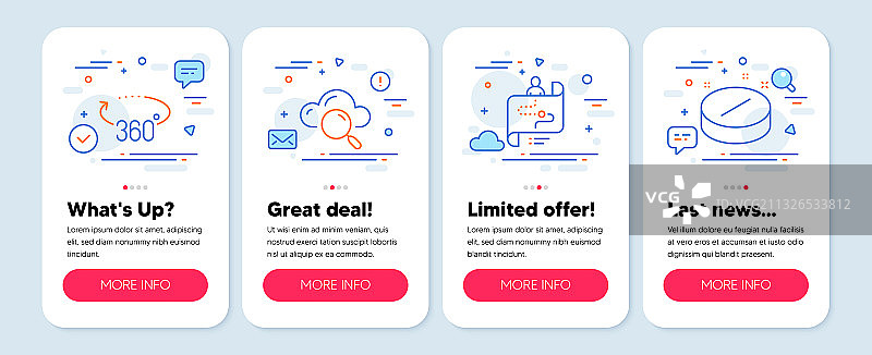 360度云等科学图标素材图片素材