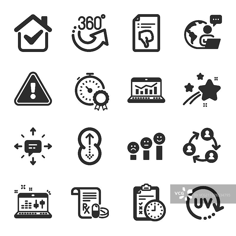 最佳结果短信等商业图标集图片素材