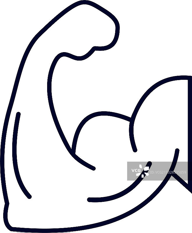 健壮男人设计健身器材图标图片素材