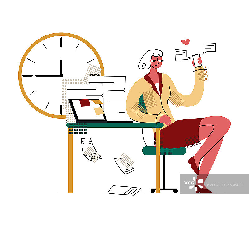 对小工具设备的依赖图片素材