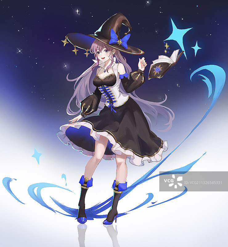 小魔女图片素材