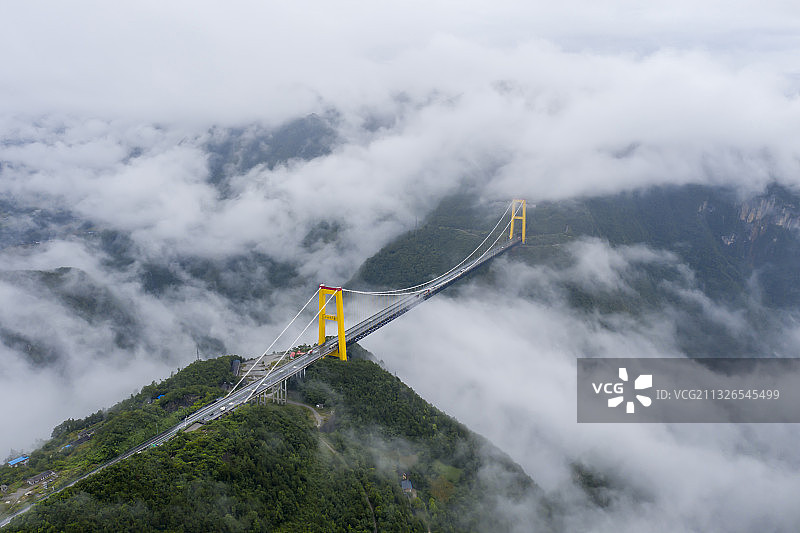 四渡河大桥图片素材