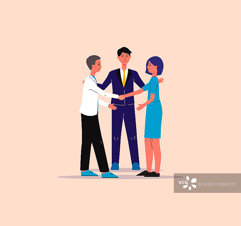 调解员在冲突中寻求妥协图片素材