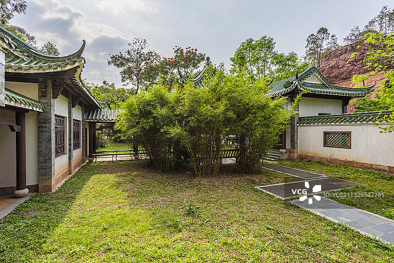 东莞榴花公园园林景观图片素材