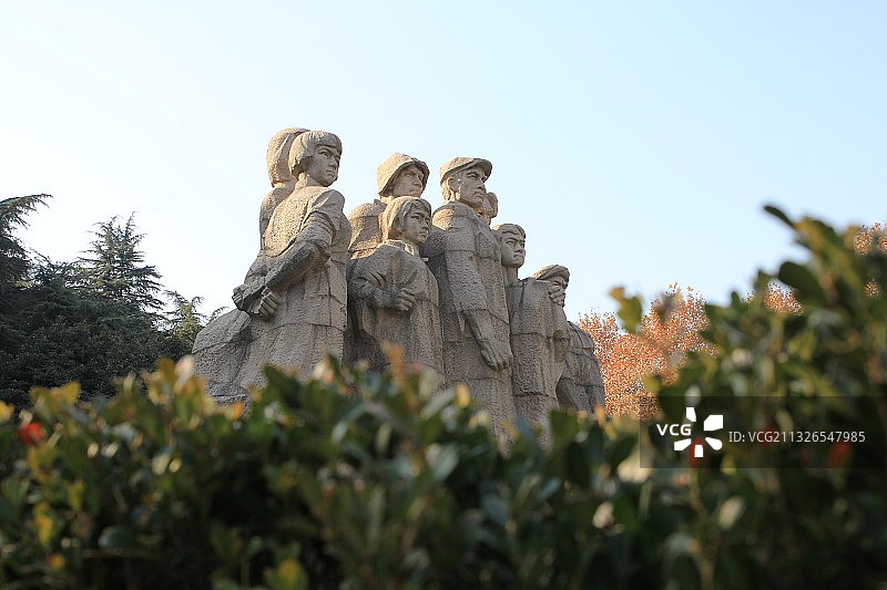 雨花台纪念雕塑图片素材