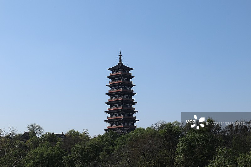 大明寺栖灵塔图片素材