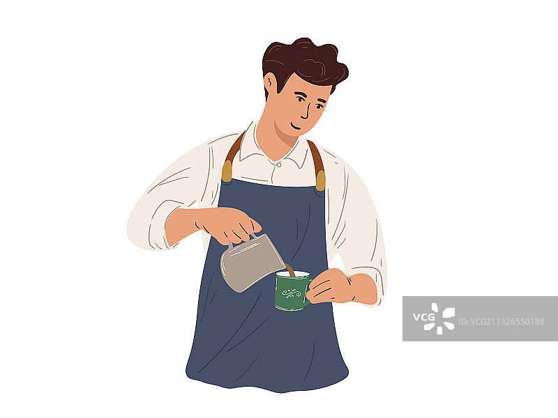 咖啡师图片素材