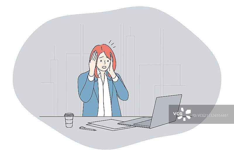 工作压力过大概念图片素材