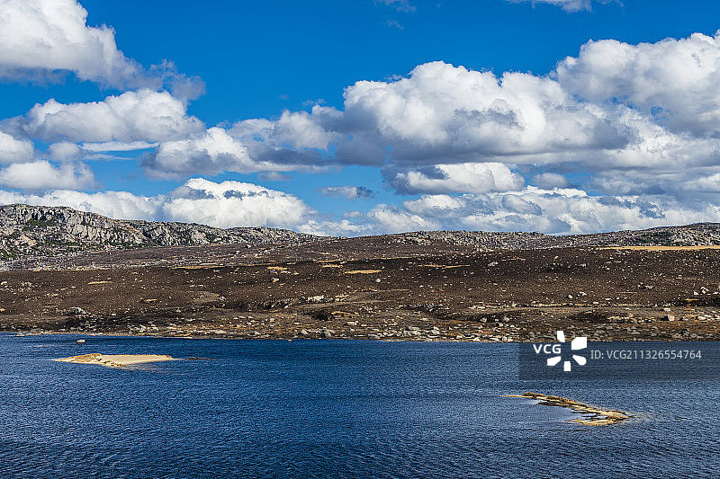 高原湖泊图片素材