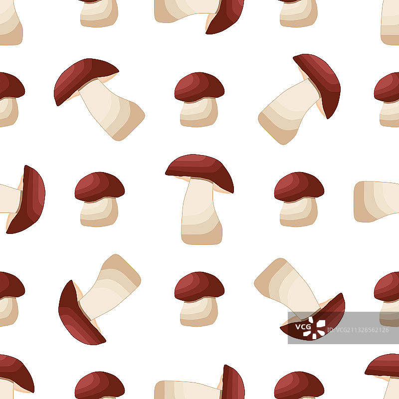 棕色蘑菇明亮图案主题图片素材