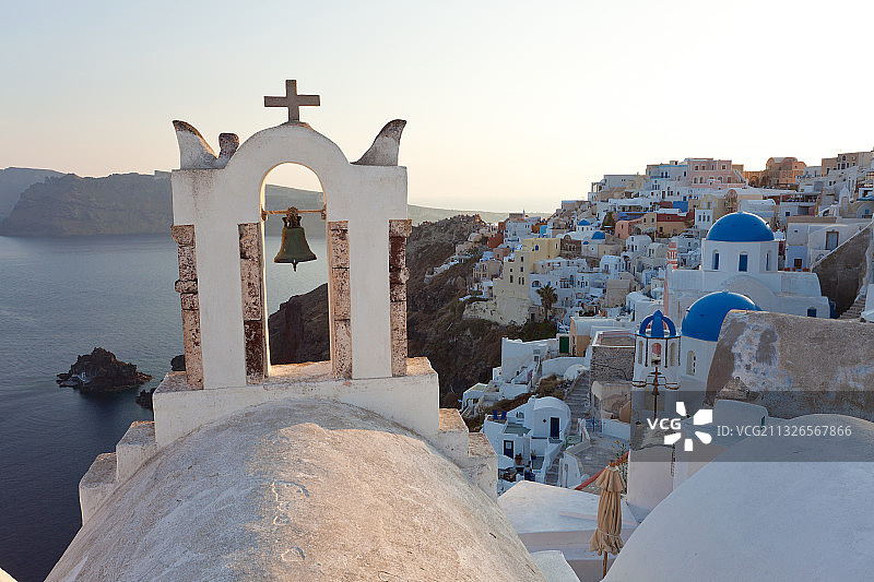 希腊圣托里尼岛伊亚村风光图片素材