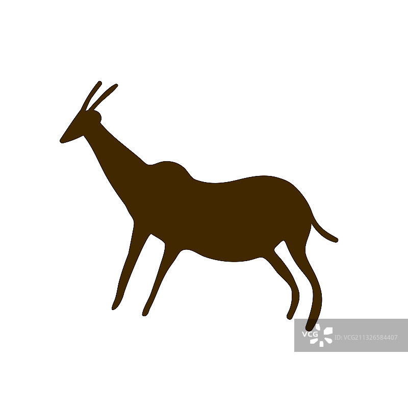 古老手绘洞穴岩画图片素材