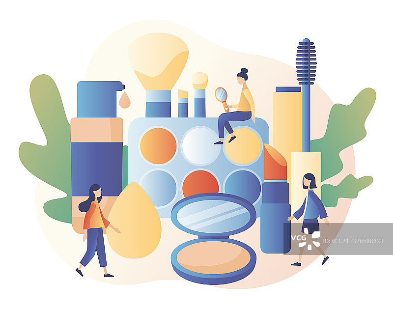 化妆概念美妆博客美容院化妆图片素材