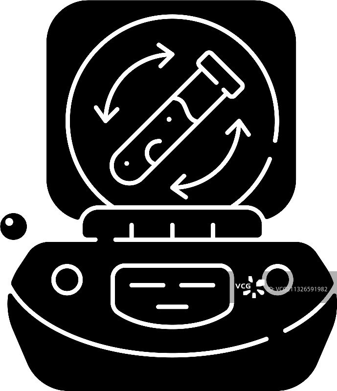 实验室离心机黑色图标图片素材