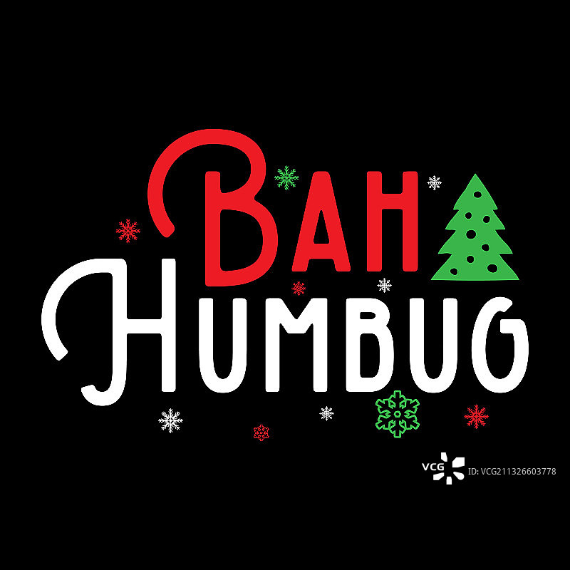 “哼，胡说”圣诞节设计图片素材