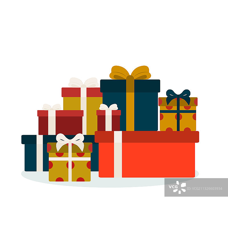 扁平风格礼品图标图片素材
