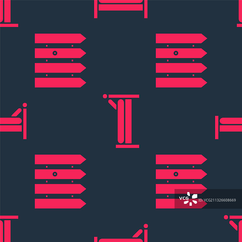 无缝花园木栅栏和花坛素材图片素材