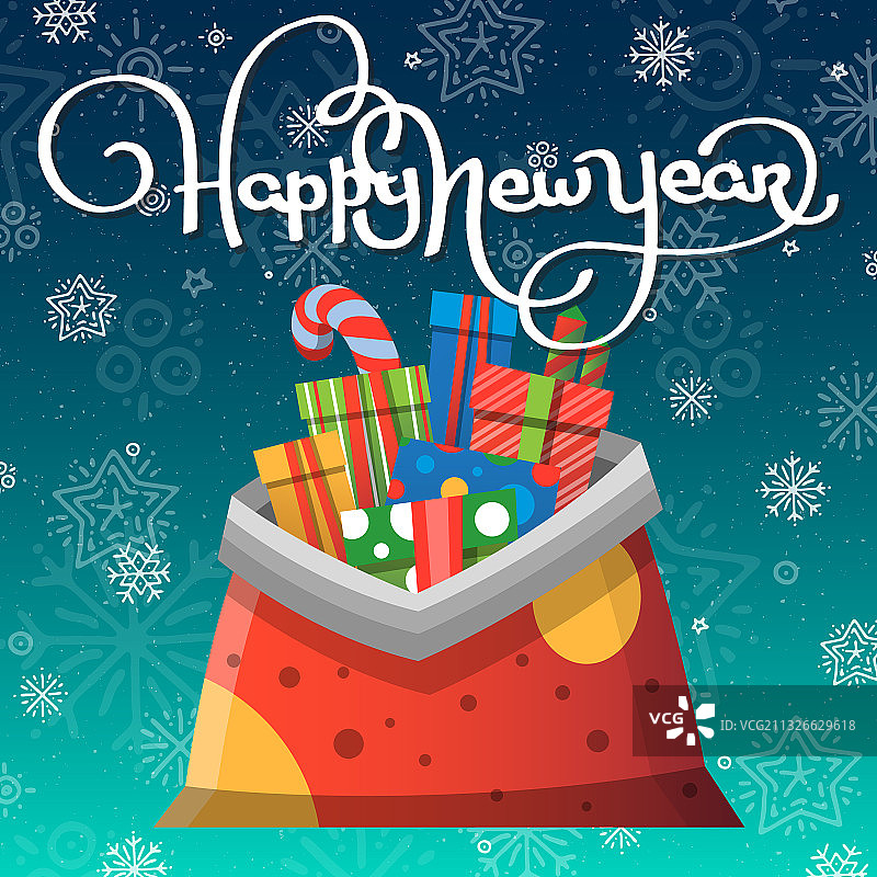 卡通父亲新年俄语贺卡图片素材