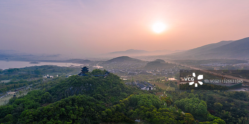 宜兴阳羡湖雅达书院图片素材