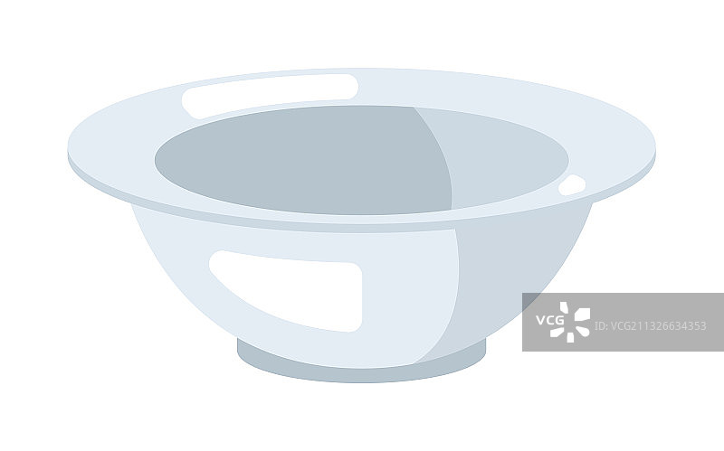 白色背景下的深汤碗图片素材