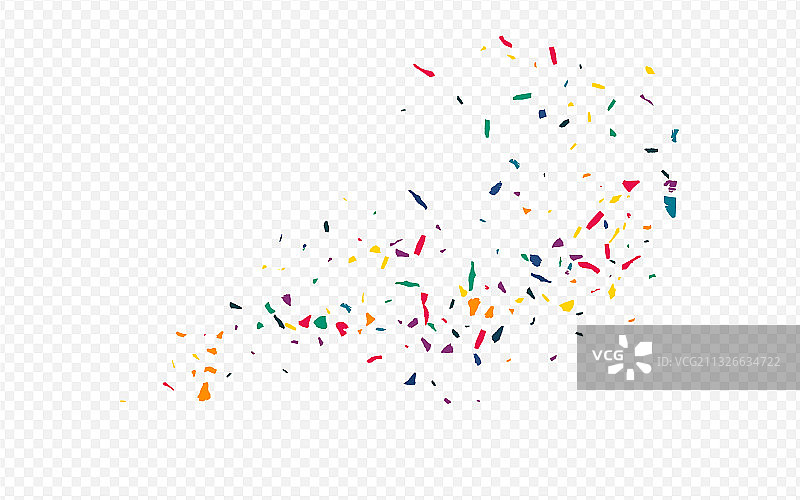 黄色粒子庆祝透明图片素材