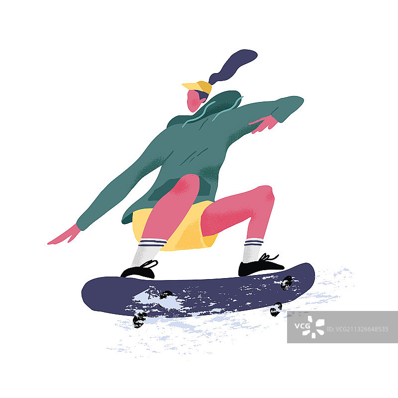 滑板少年图片素材