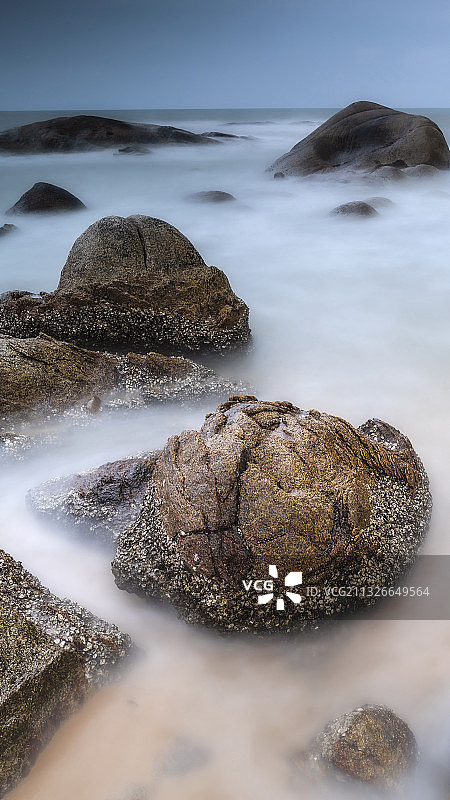 静逸的海滩图片素材