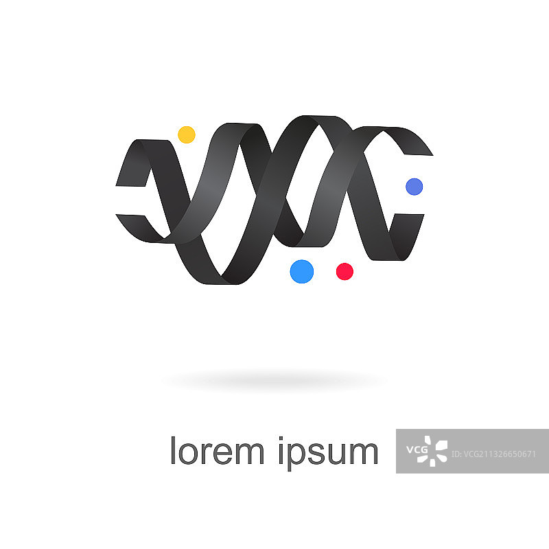 时尚抽象的彩色图标图片素材