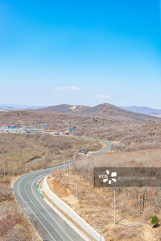 吉林珲春防川风景区 中国-朝鲜-俄罗斯边境 图们江 日本海图片素材