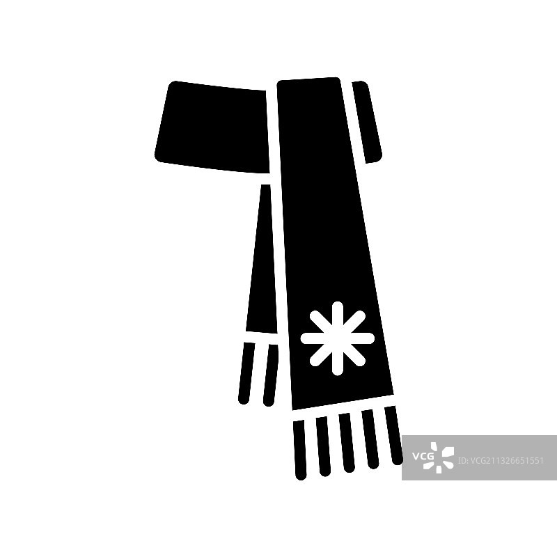 冬季围巾标志图片素材