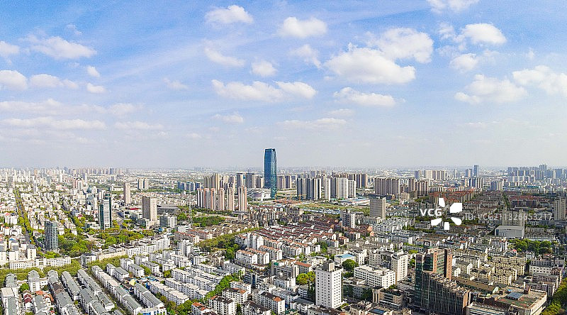 昆山航拍图片素材